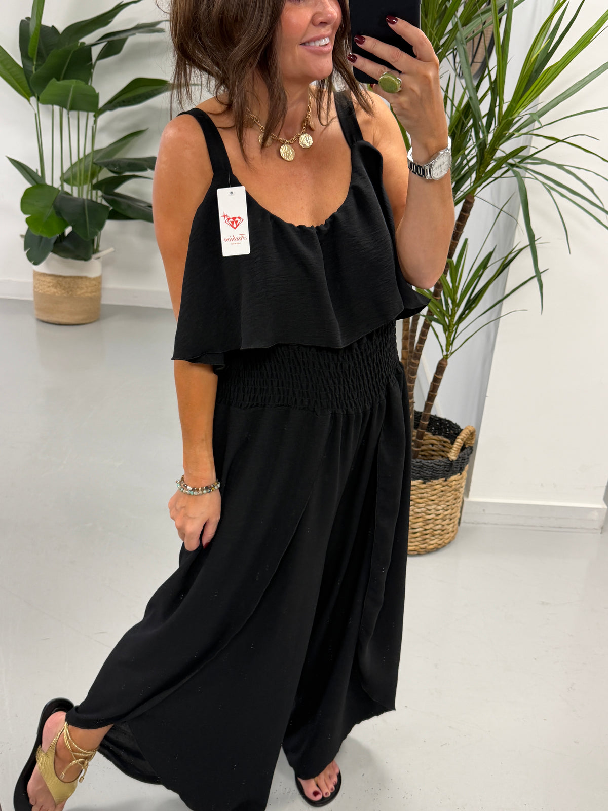 Luna Jumpsuit -Black