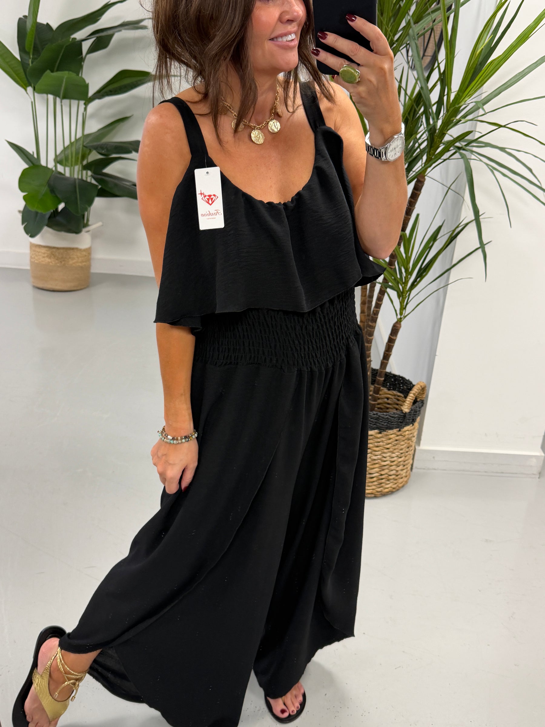 Luna Jumpsuit -Black