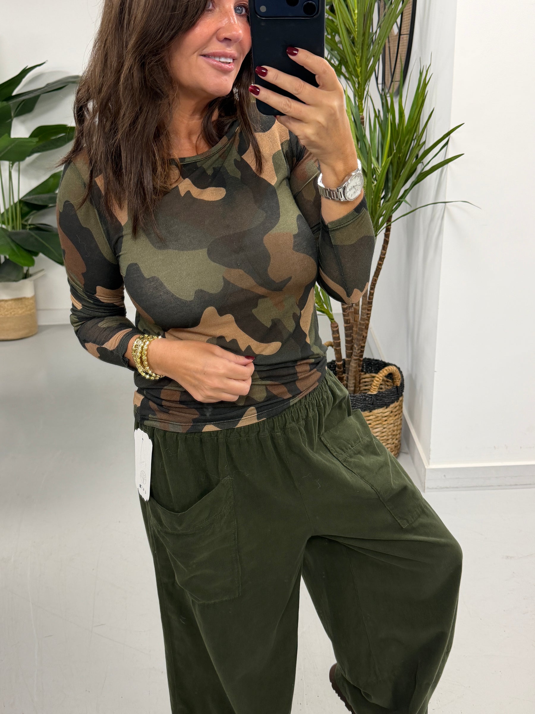 The Cashmere Blend Mesh - Camo (Size 8-14)