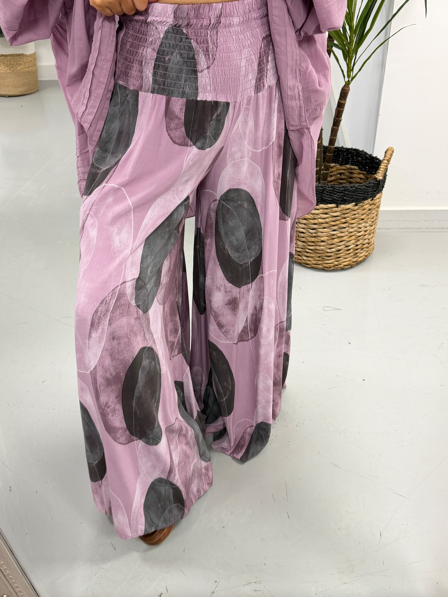 The Haven Pocket Palazzo - Lavender