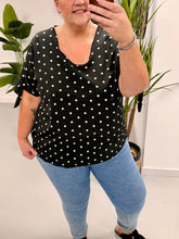 The Spotty Tie Sleeve - Black