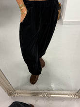 The Barrel Needlecord Joggers - Black (Size 8-12)