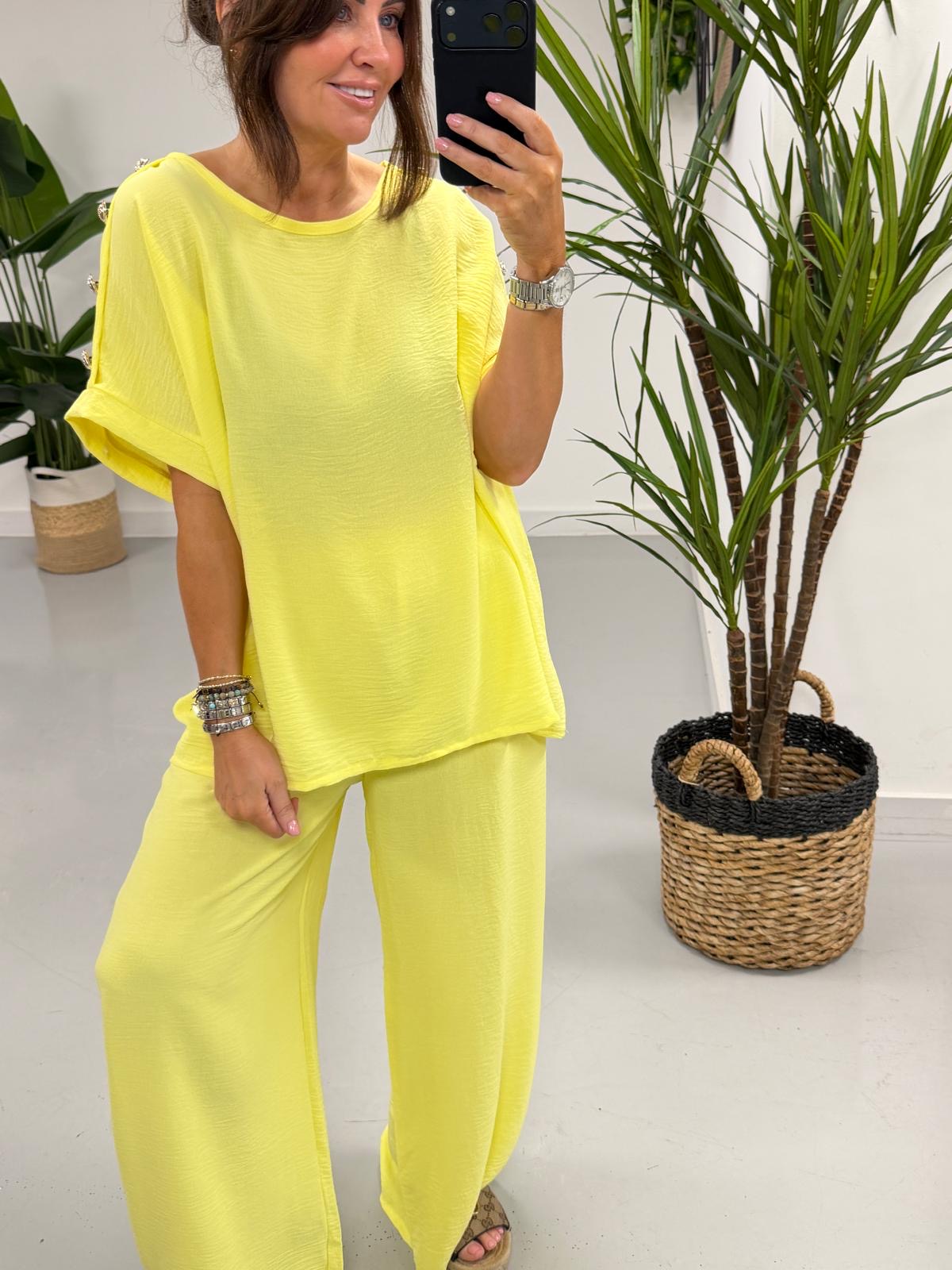 Military Two Piece - Yellow