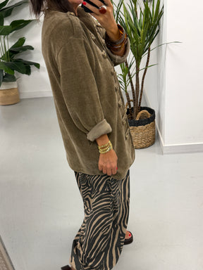 The Big Softie Military Jacket - Taupe