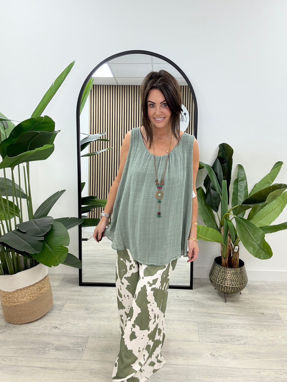 Slouch Vest - Khaki