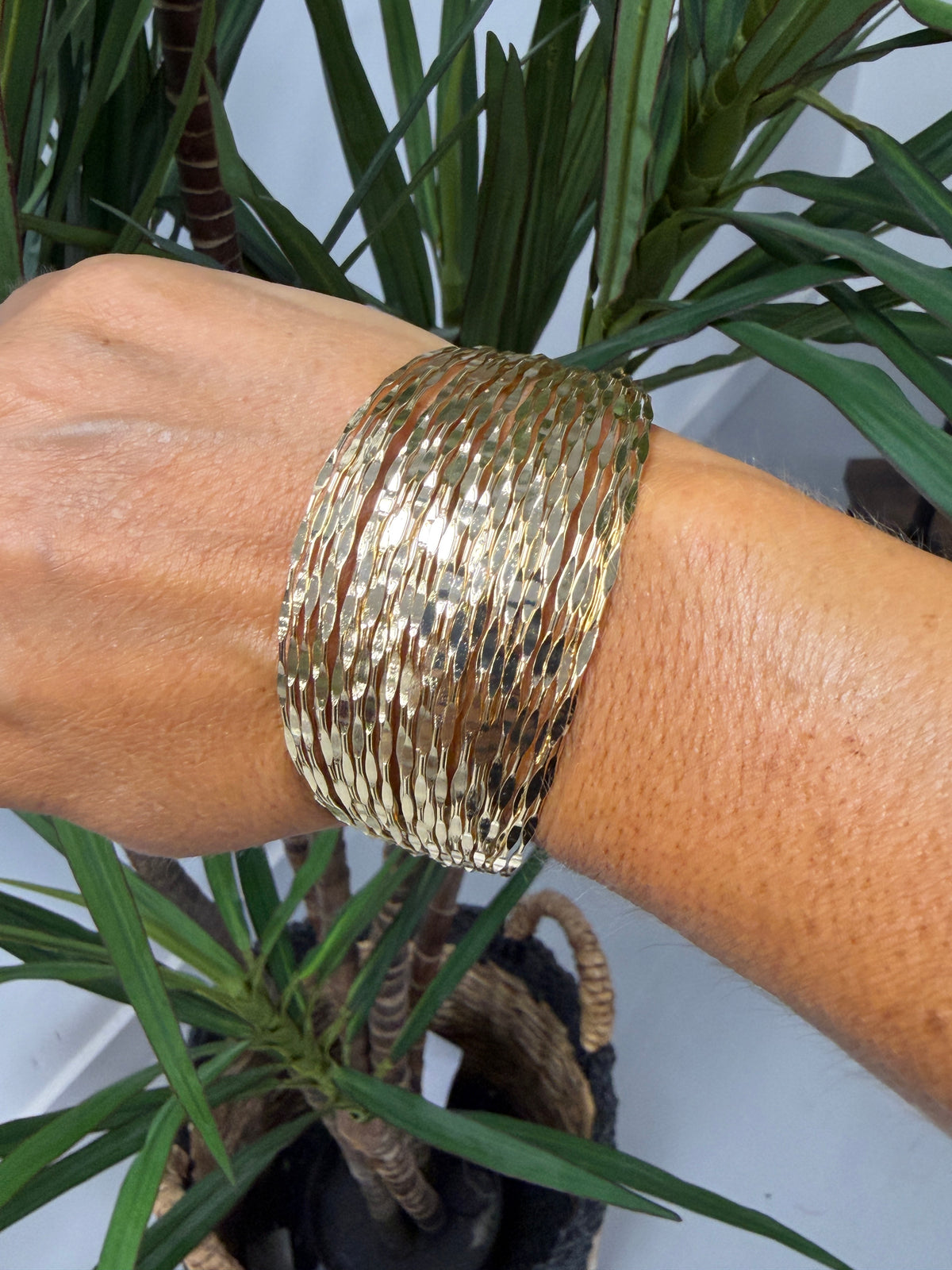 Gold Wired Bangle