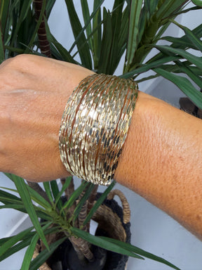 Gold Wired Bangle