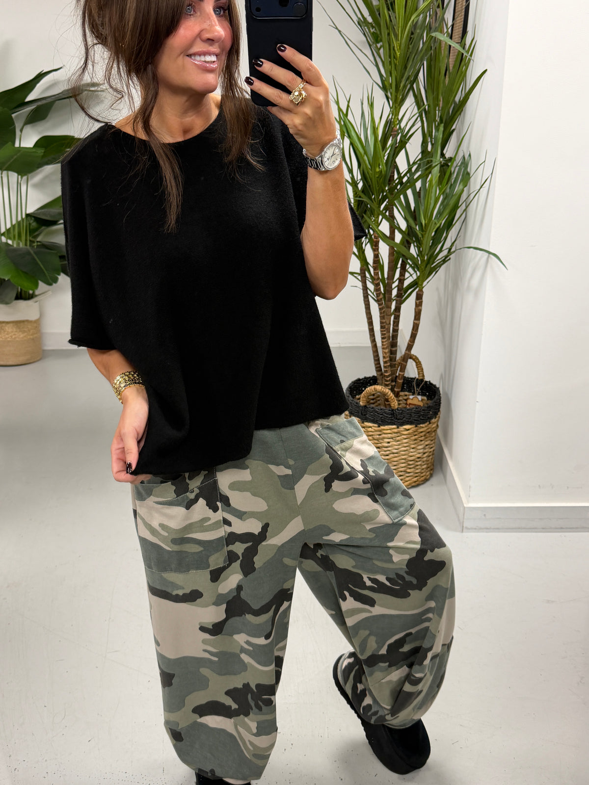 The Camo Tulip Jersey Joggers
