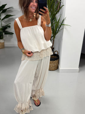 The Boho Belle Bloomers - Cream