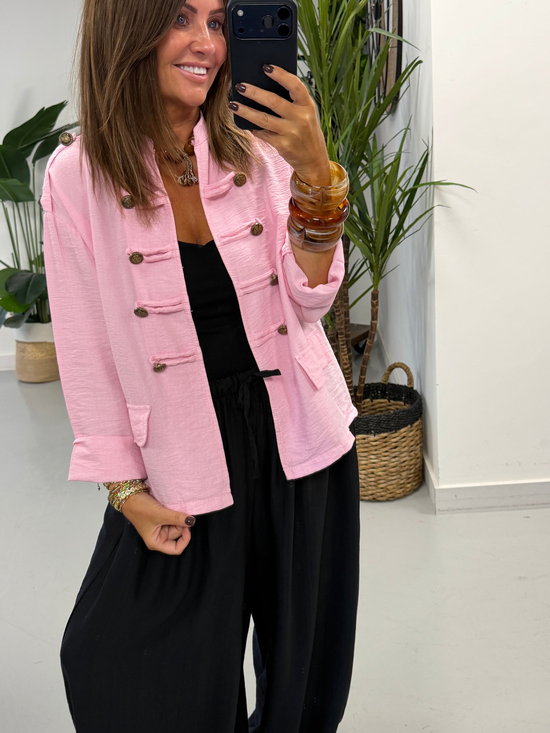 Military Jacket - Pink
