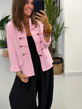Military Jacket - Pink