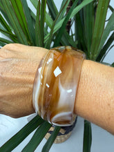 Thick Coffee and Cream Bangle