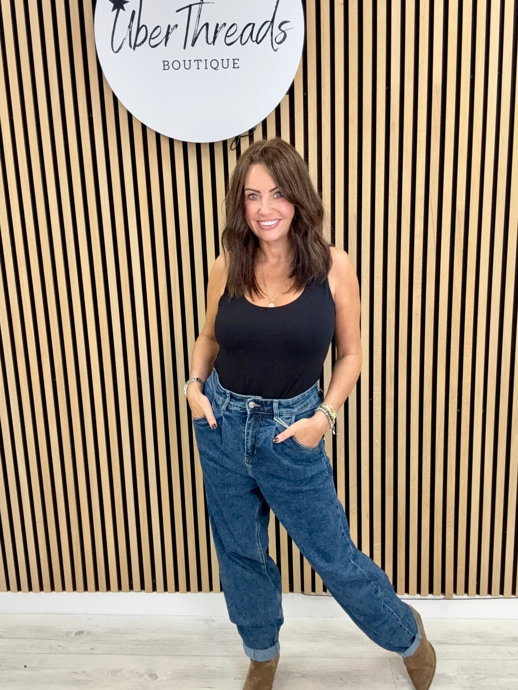 Redberry Carrot (Barrel) Jeans - Blue