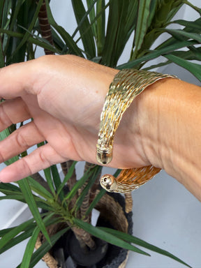 Gold Wired Bangle