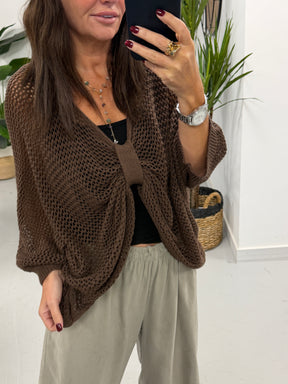 The Autumn Loose Knit - Chocolate (Size 10 - 16)