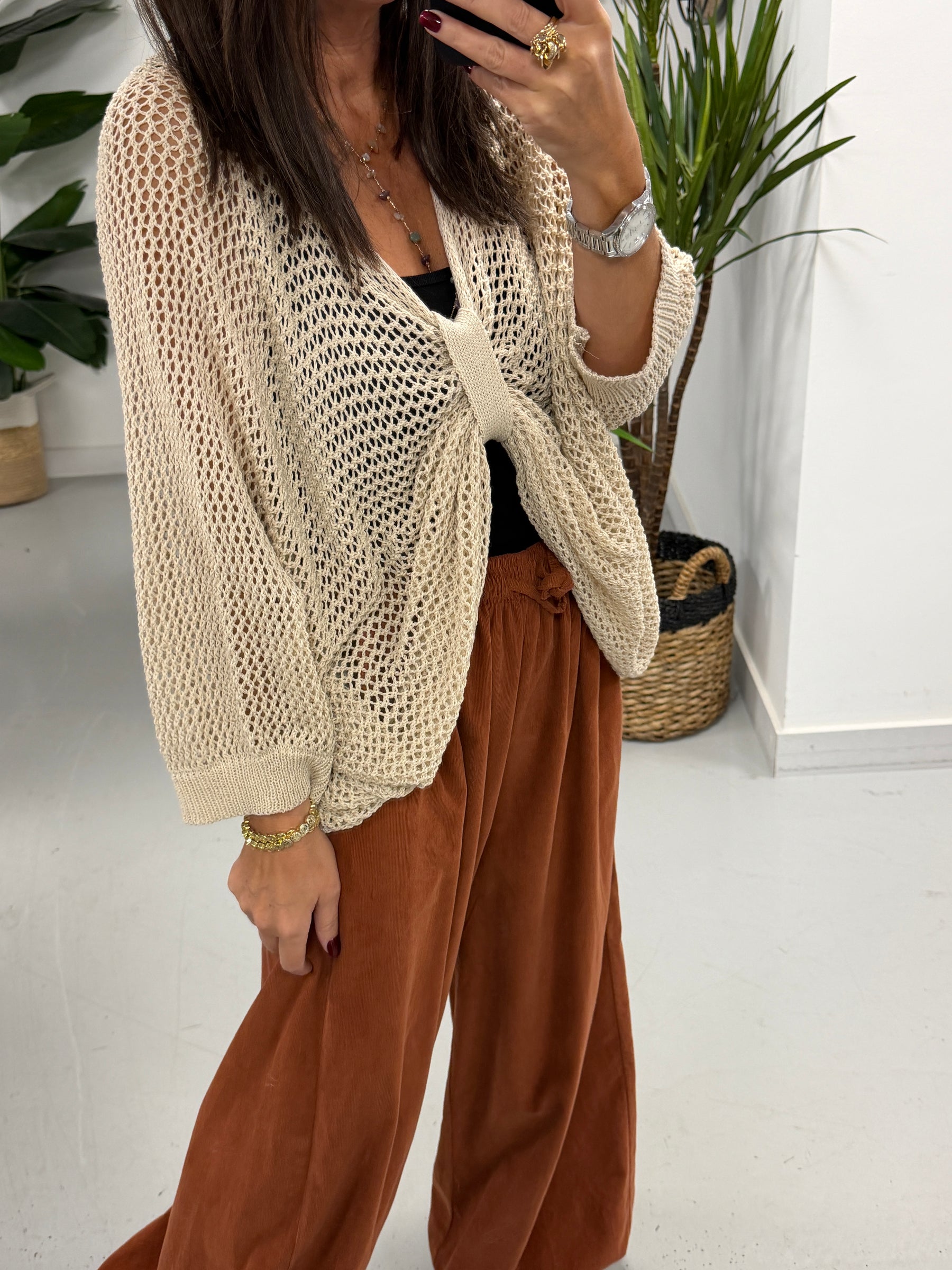 The Autumn Loose Knit - Cream (Size 10-16)