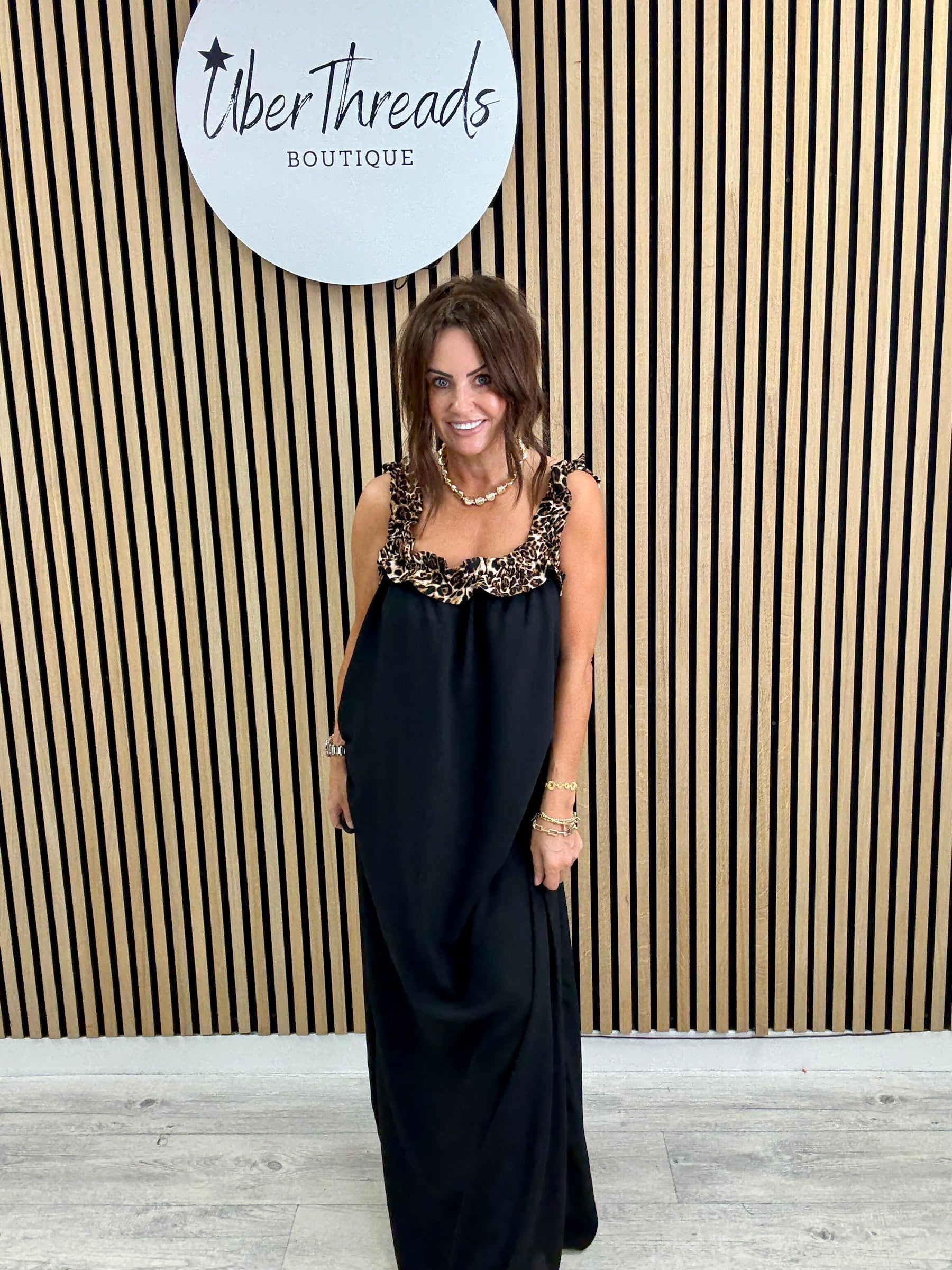 The Animal Ruffle Maxi