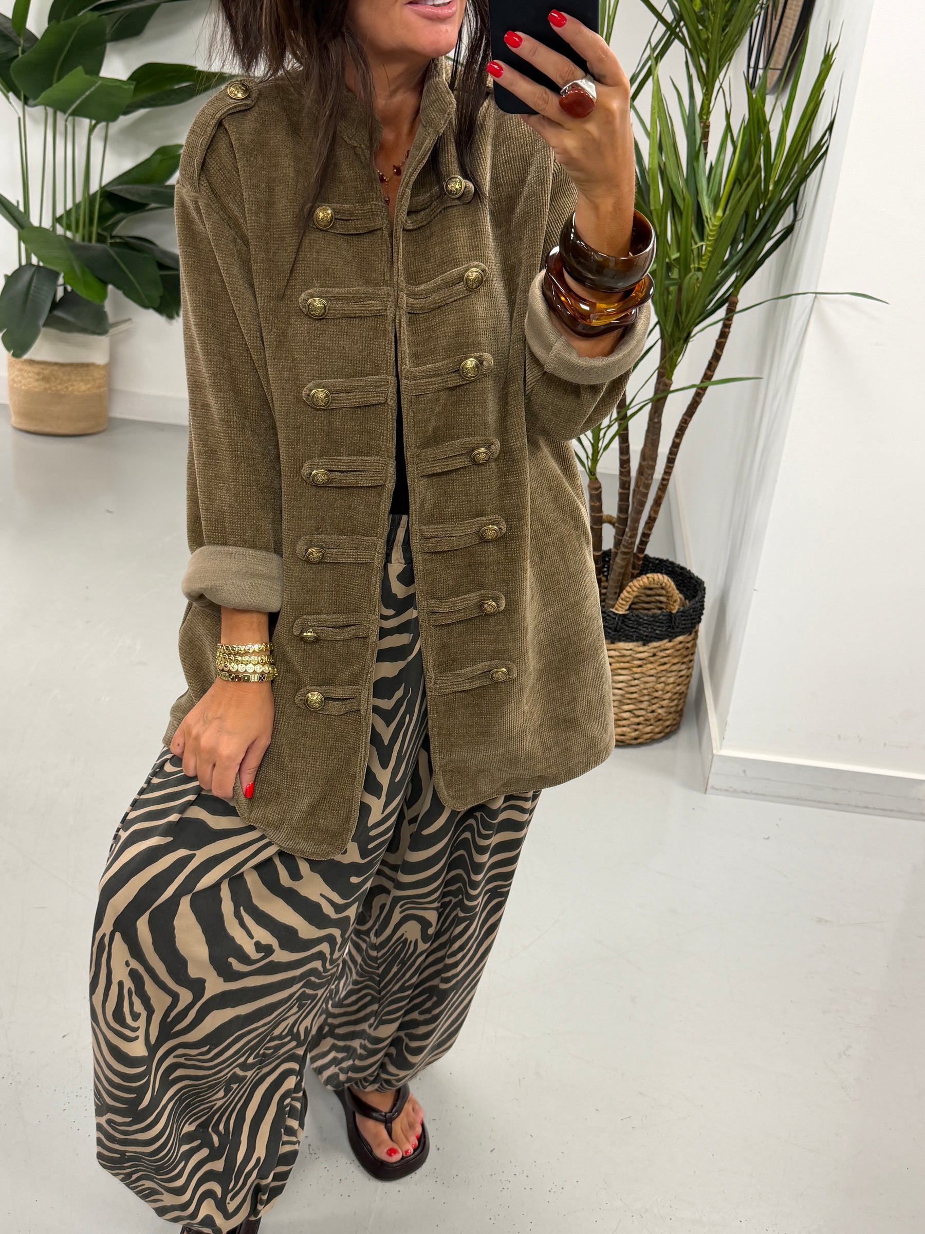 The Big Softie Military Jacket - Taupe