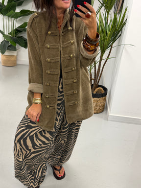 The Big Softie Military Jacket - Taupe
