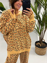 Animal Split Cuff Jersey - Orange