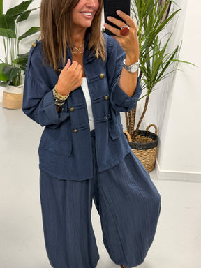 Military Jacket - Navy
