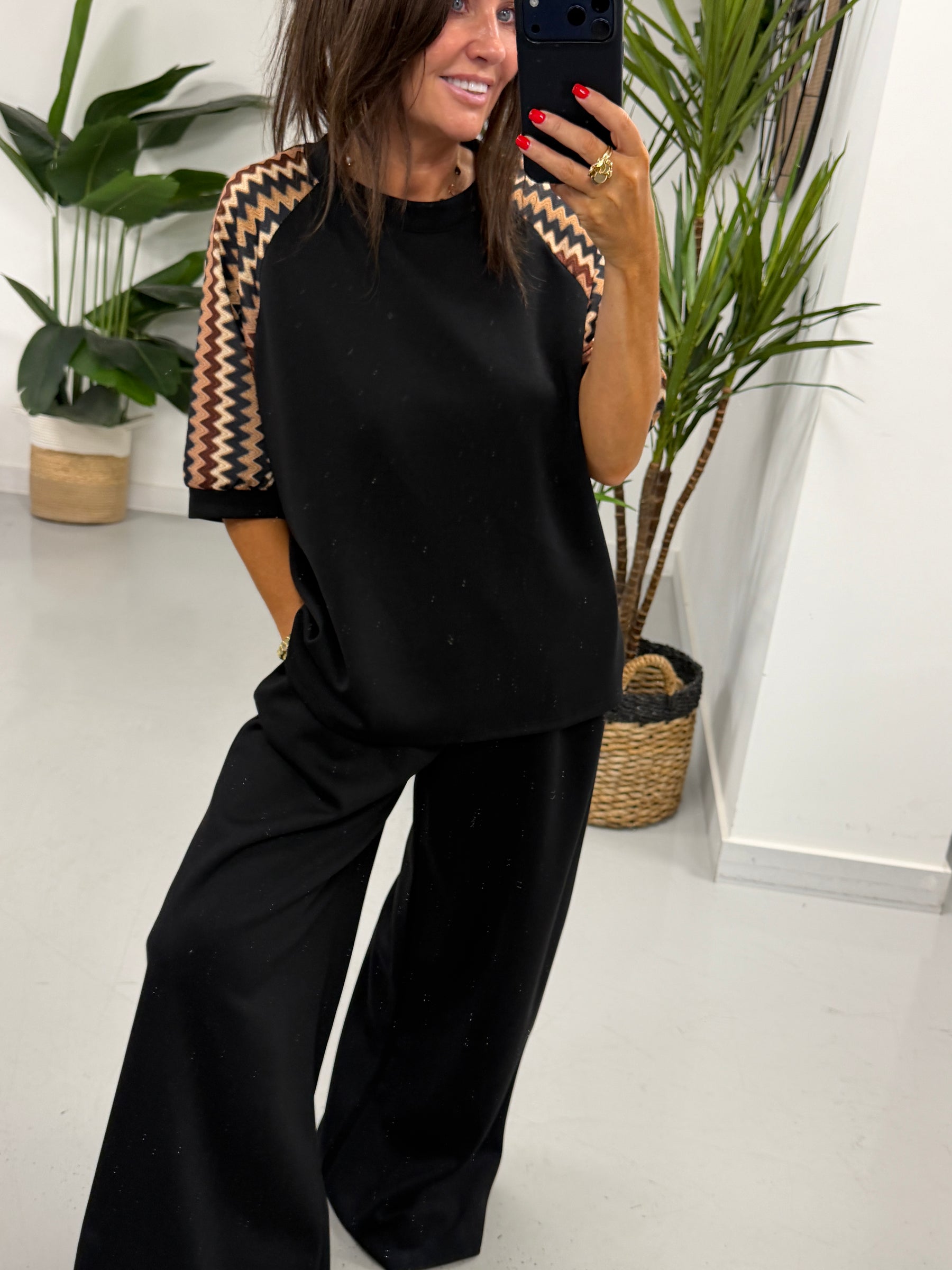 The Ziggy Scuba Tracksuit - Black