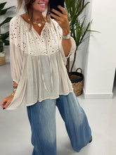 The Relaxed Boho Smock Top - Mushroom