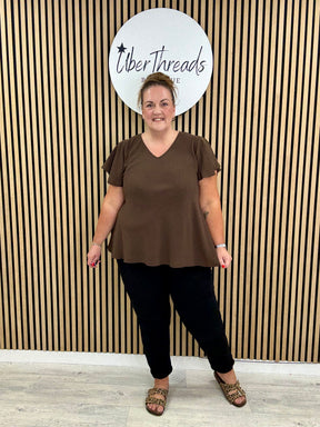 Heidi Swing Tunic - Chocolate