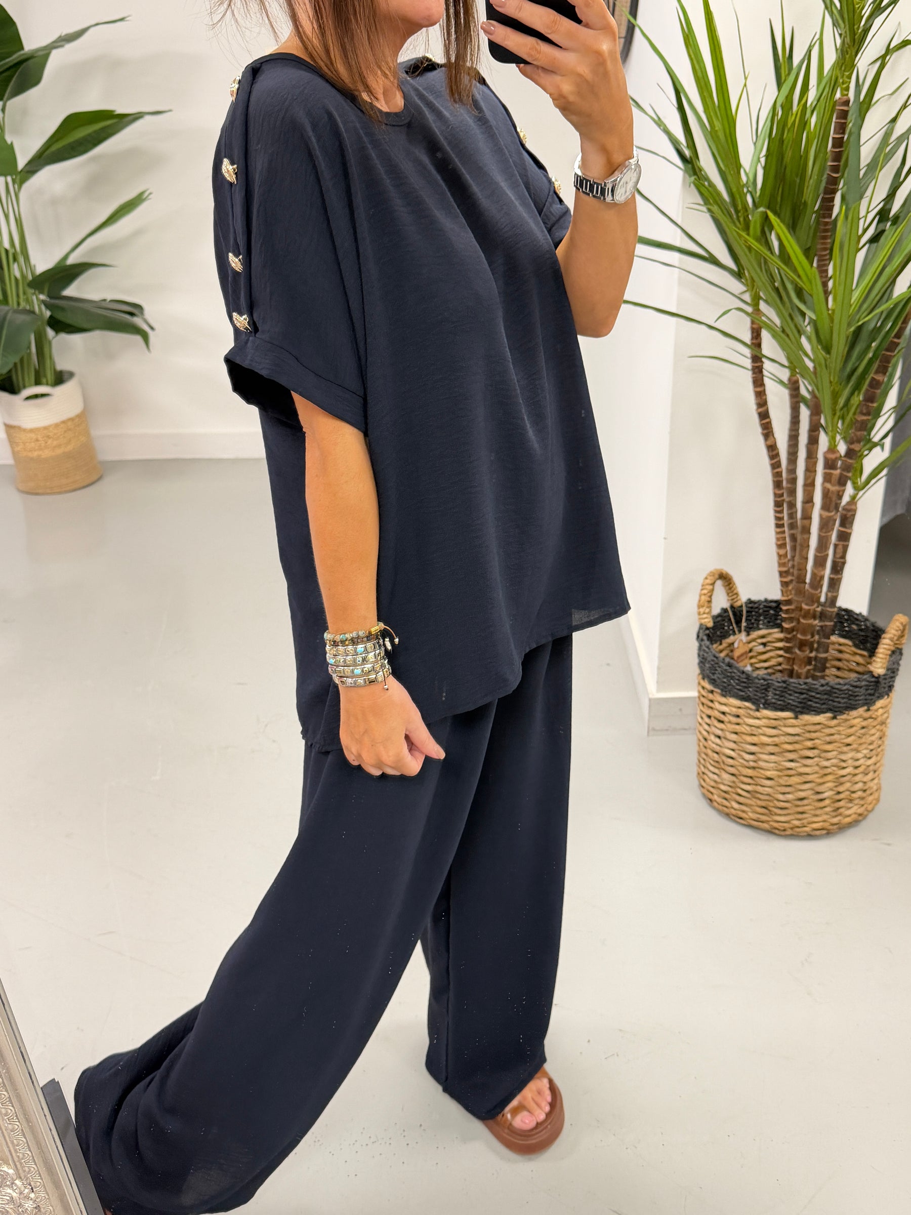 Military Two Piece - Navy