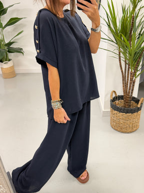 Military Two Piece - Navy