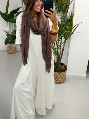 Jasmine Jumpsuit - Antique White
