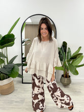 The Zante Frill Tunic - Stone