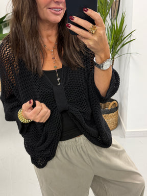 The Autumn Loose Knit - Black (Size 10 - 16)