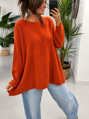 The Chelsea Soft Knit - Rust