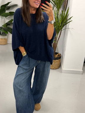 Zeta Otto Slouch Knit - Navy