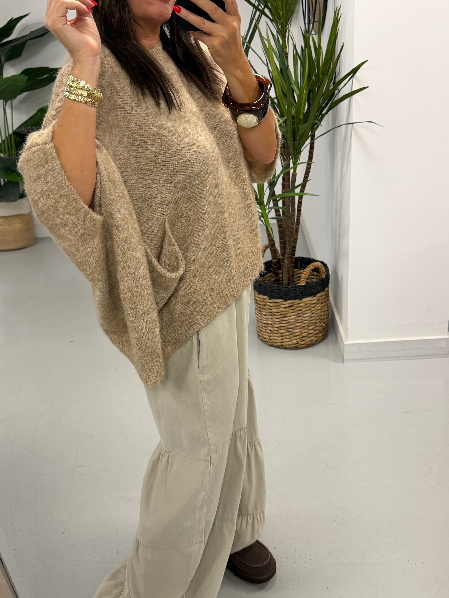 Zeta Otto Slouch Knit - Camel
