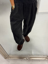 The Barrel Needlecord Joggers - Charcoal (Size 8-12)