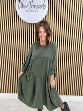 The Slouch Pocket Dress - Khaki