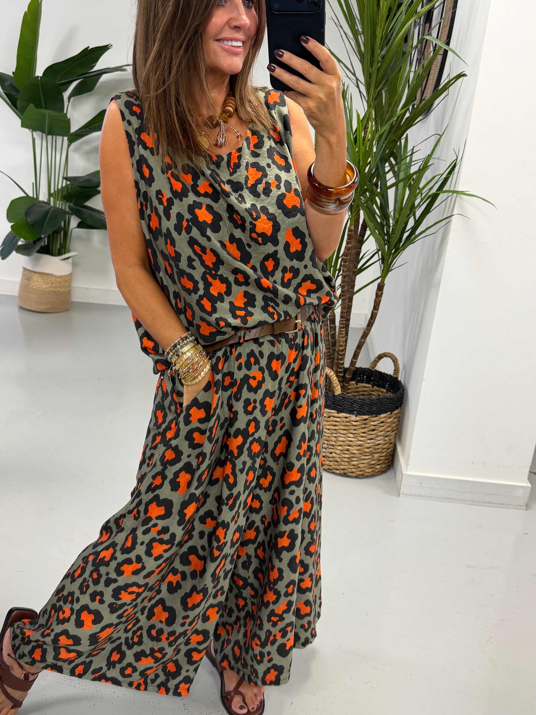 The Animal Tuscany Two Piece - Khaki/Orange