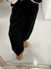Memphis Barrel Needlecord Joggers - Black (Size 10-14)