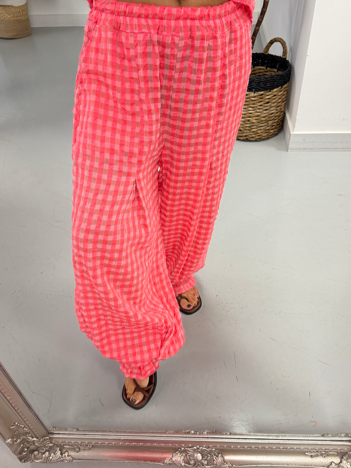 The Deluxe Gingham Bloomers - Pink