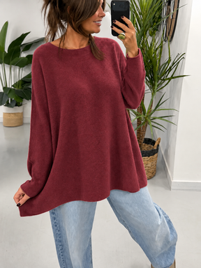 Chelsea Soft Knit - Wine (Size 12-20)