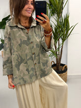 The Retro Camo Shacket - Light Khaki