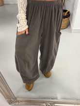 The Barrel Pocket Needlecord Joggers - Taupe (Size 10-18)