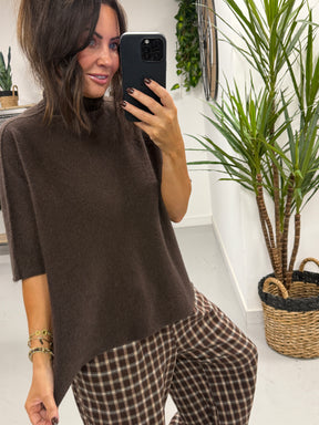 Oakley Crop Sleeve Knit - Dark Chocolate (Due in next couple of days)