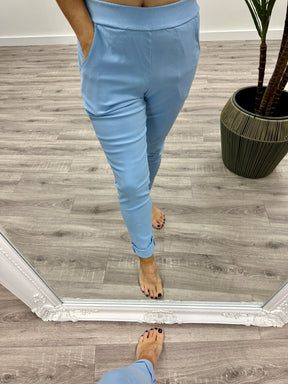 Stretch Magic Trousers - Baby Blue.