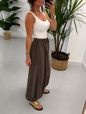The Summer Balloon Trousers - Chocolate