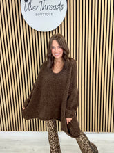 Popcorn Grunge Knit - Chocolate