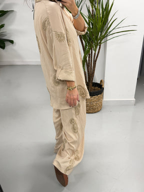 The Paisley Two Piece - Mocha