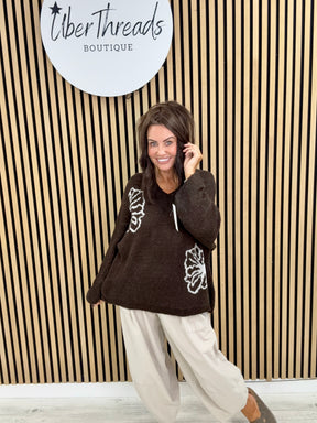 The Abbie Knit - Chocolate